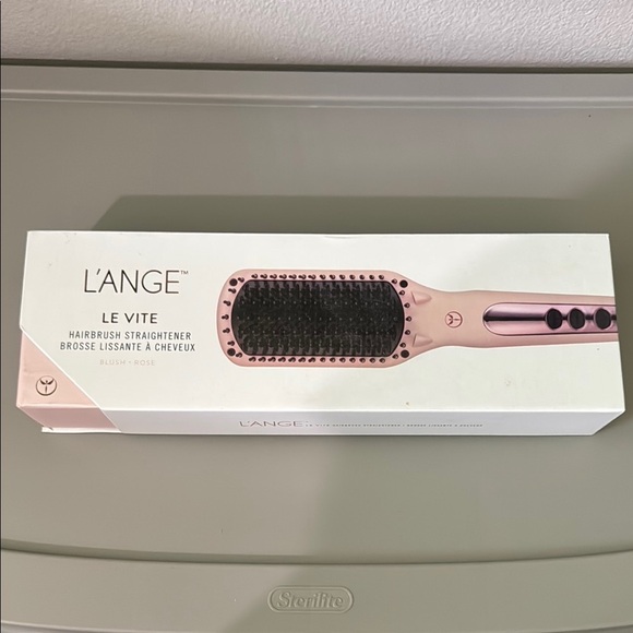 Lange Le Vite Blush Hairbrush Straightener - Picture 1 of 6